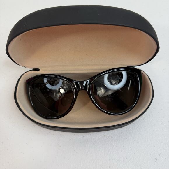 Michael Kors Women’s Sunglasses FRAMES ONLY Brown Gold Logo Cateye Shape - Picture 2 of 13